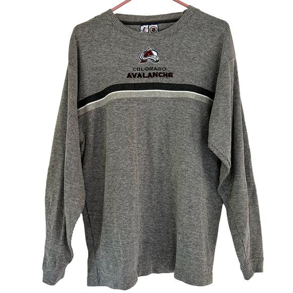 NHL Other - Vintage Colorado Avalanche NHL 90s hockey embroidered logo sports long sleeve M​